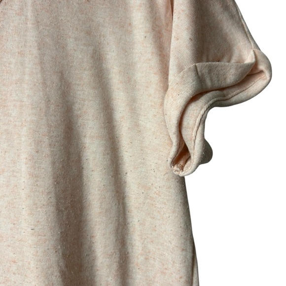 Joe Fresh Pink V Neck Short Sleeve T-Shirt L - Picture 3 of 5